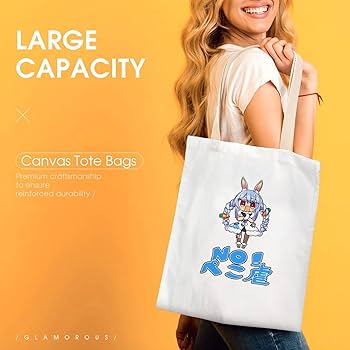 Amazon.co.jp: トートバッグ 兎田ぺこら レディース キャンバス